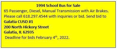 School Bus for Sale